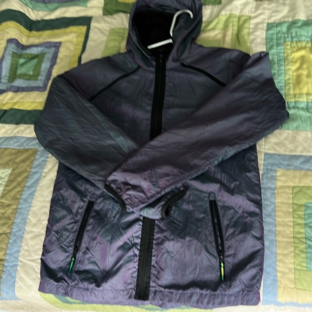 Champion totally unique holographic and iridescent men’s performance jacket